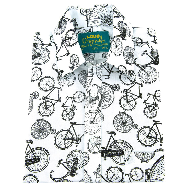 Regular Fit Long Sleeve Shirt - Bicycles