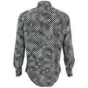 Regular Fit Long Sleeve Shirt - Black & White Shapes