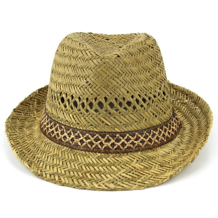 Straw Trilby Hat