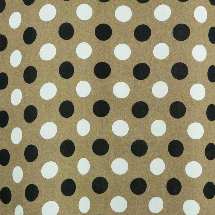 Strappy Dress - Brown Polka Dots