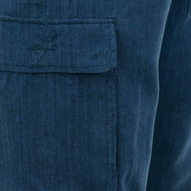 Cotton Combat Trousers Pant - Navy Blue