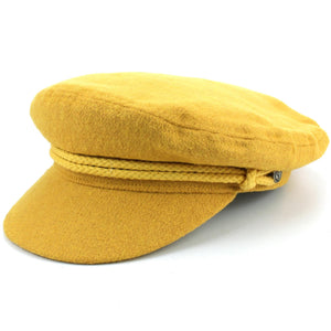 Cord Captain's Breton Cap – Senf