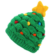 Wool Knit Christmas Tree Hat