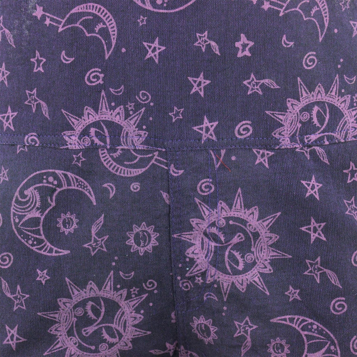 Short Dungarees - Purple