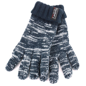 Mottled Kids Gloves - Navy