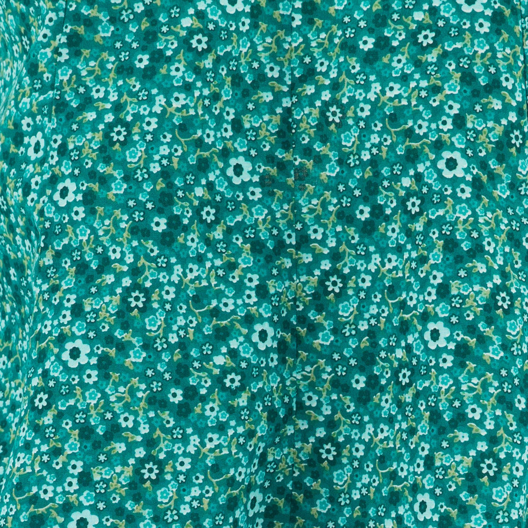 Floaty Dolly Dress - Delicate Teal Flower
