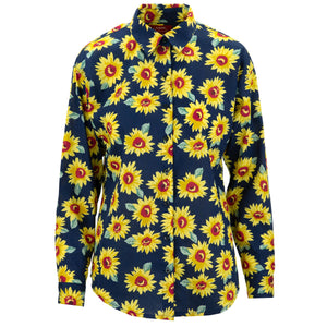 Chemise femme classique - éclat de tournesol