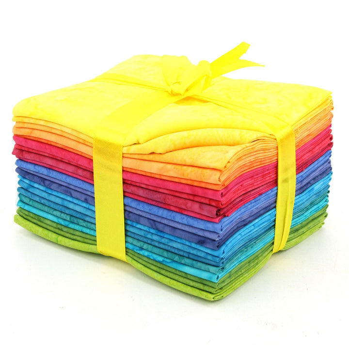 Fat Quarter - 20 Pieces of 19" x 20" Cotton Batik