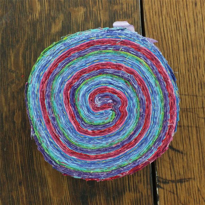 Jelly Roll - 40 Strips of 2.5" x 37" Cotton Batik