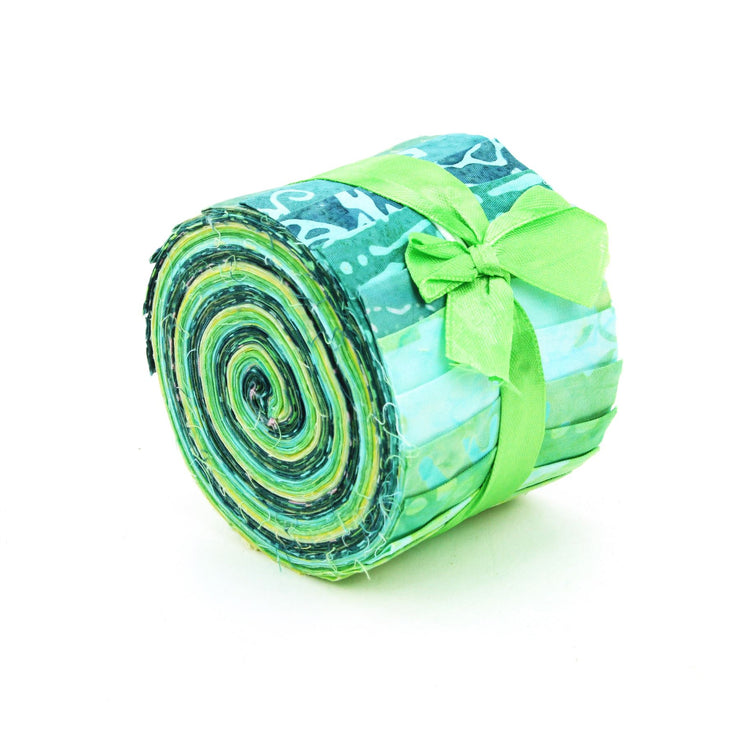 Jelly Roll - 20 Strips of 2.5" x 37" Cotton Batik