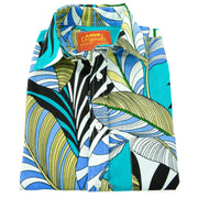 Regular Fit Long Sleeve Shirt - Exotic Vine - Turquoise