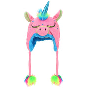Childrens Character Hat - Unicorn - Pink