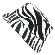 Canvas Bucket Hat - Zebra