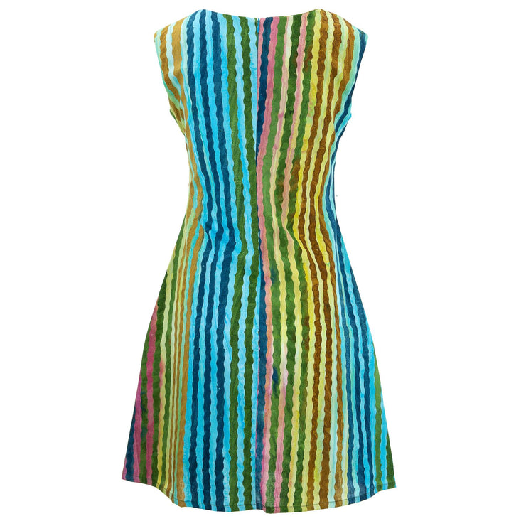 Nifty Shifty Dress - Rainbow Wave