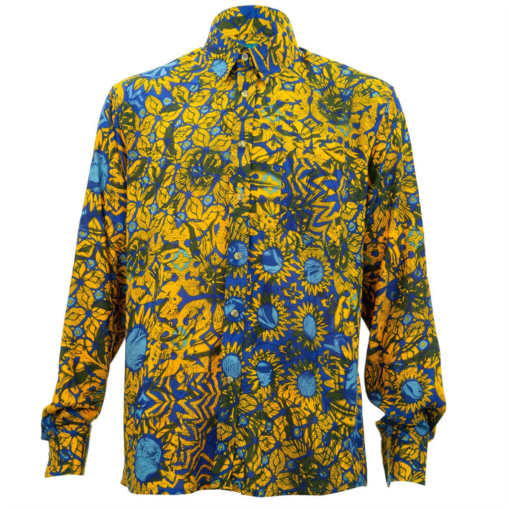 Regular Fit Long Sleeve Shirt - Sunflower Floral