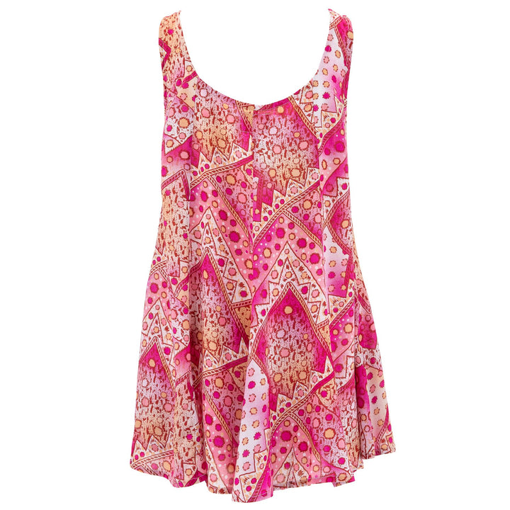 Floaty Dolly Dress - Ankara Vivid