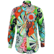 Tailored Fit Long Sleeve Shirt - Floral Fairground