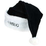 Tallon BAH HUMBUG Father Christmas Santa Hat - Black