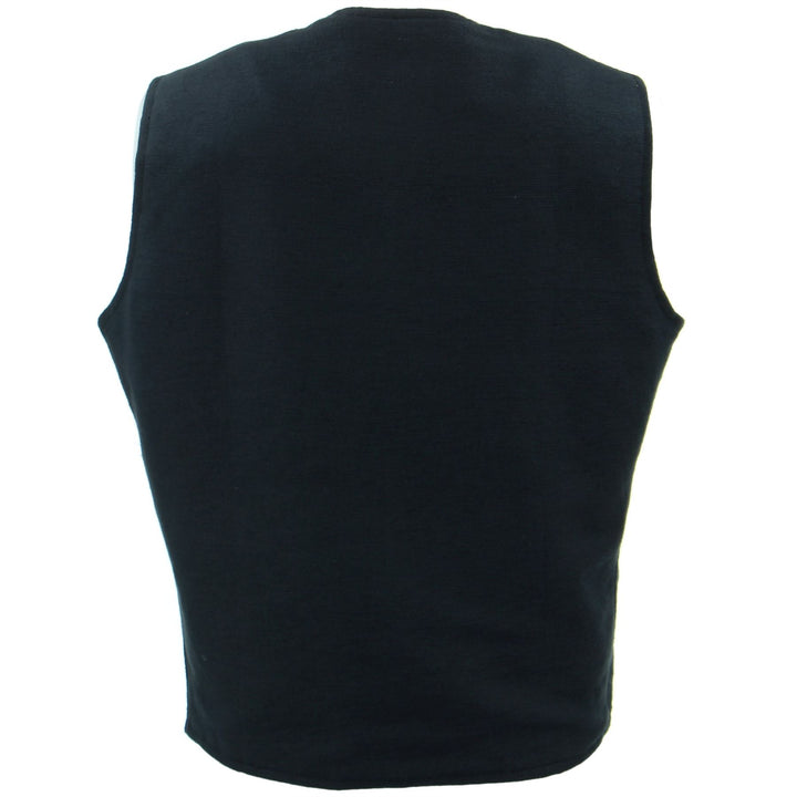 Rustic Folk Whipcord Waistcoat - Black