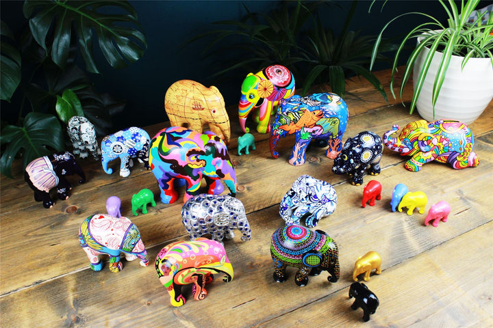 Limited Edition Replica Elephant - Rainbow Reef