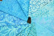 Fat Quarter - 10 Pieces of 19" x 20" Cotton Batik