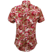 Tailored Fit Short Sleeve Shirt - Floral Blend