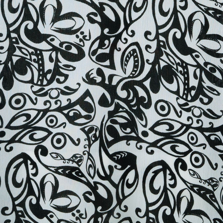Floaty Asymmetrical Summer Dress - White Trellis
