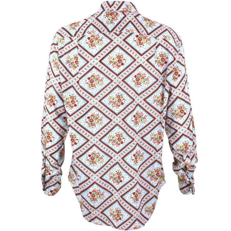 Regular Fit Long Sleeve Shirt - Diamond Floral