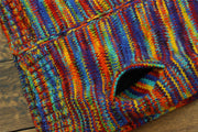 Hand Knitted Wool Jacket Cardigan - SD Rainbow