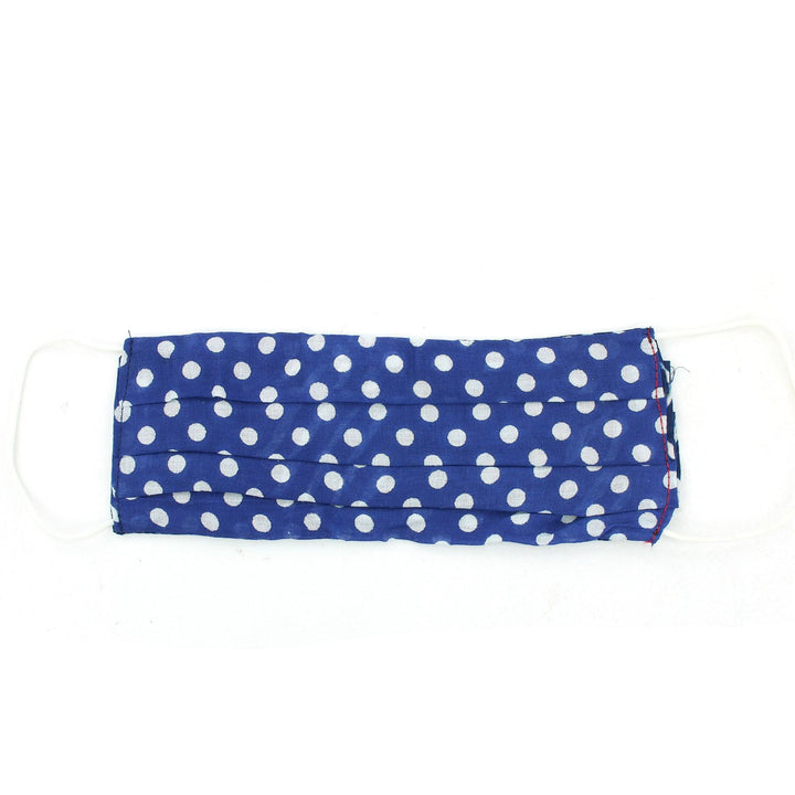 100% Cotton Handmade Pleated Face-Mask