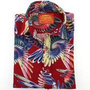Regular Fit Short Sleeve Shirt - Psychedelic Feather