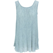 Sleeveless Knitted Top - Blue