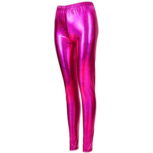 Shiny Leggings - Pink