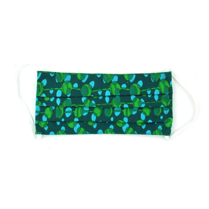 100% Cotton Handmade Pleated Face-Mask