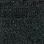 Chunky Wool Multi Knit Hoodie - Charcoal