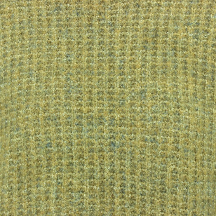 Roll Neck Textured Knit Jumper - Mustard