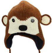 Wool Animal Hat - Monkey