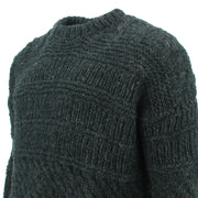 Chunky Wool Multi Knit Jumper - Charcoal