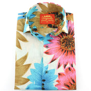 Slim Fit Short Sleeve Shirt - Big Summer Floral