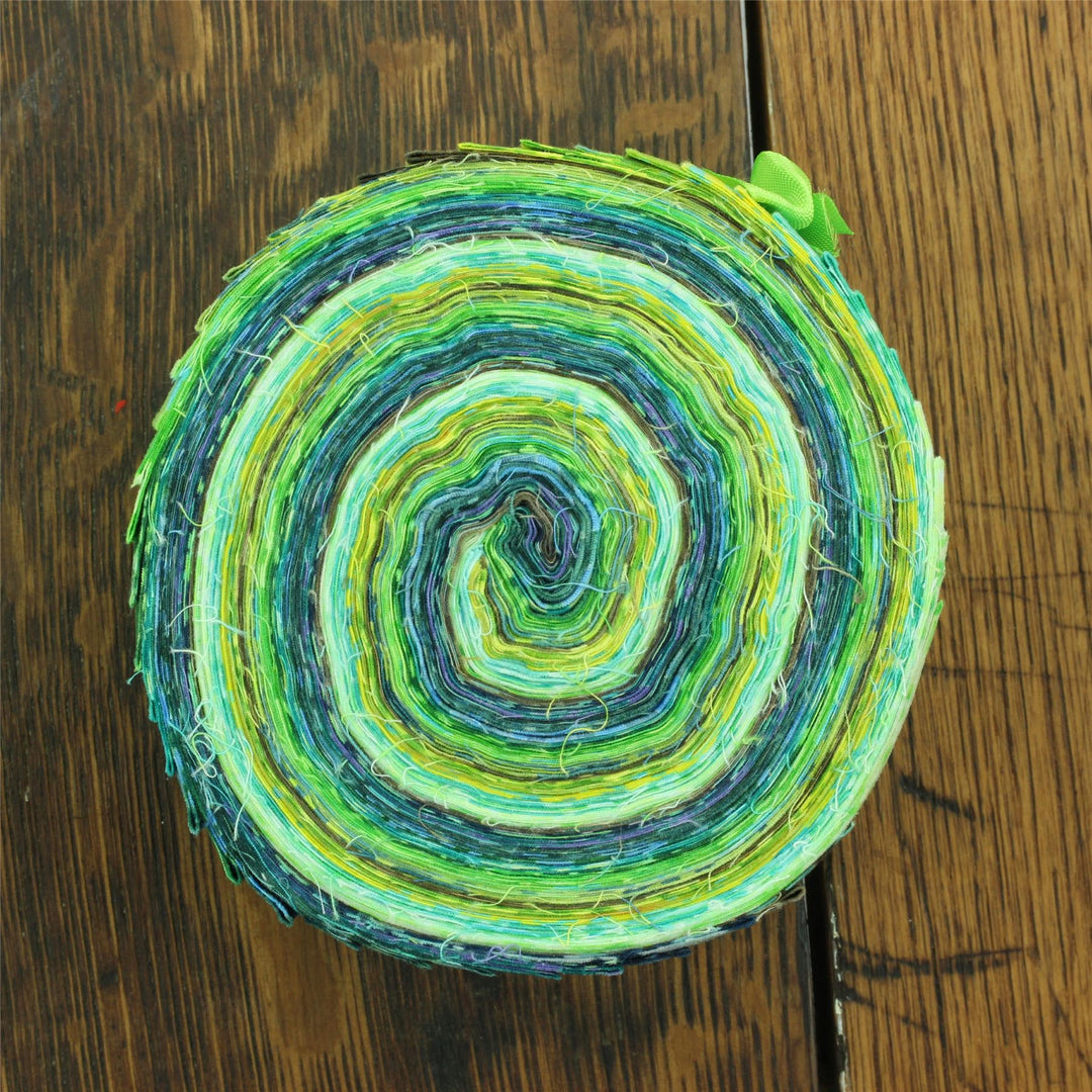 Jelly Roll - 40 Strips of 2.5" x 37" Cotton Batik
