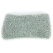 Bowknot Faux Fur Headband - Grey