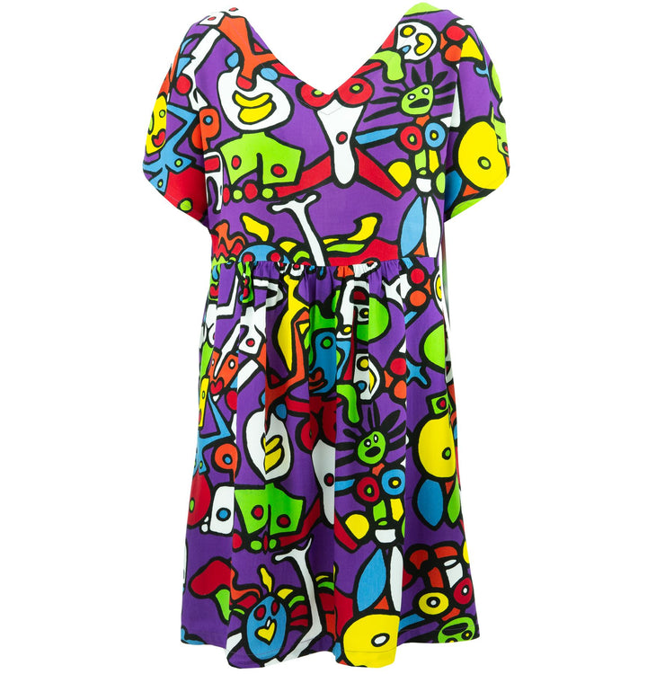 Lolo Short Shift Dress - Tiffy Purple