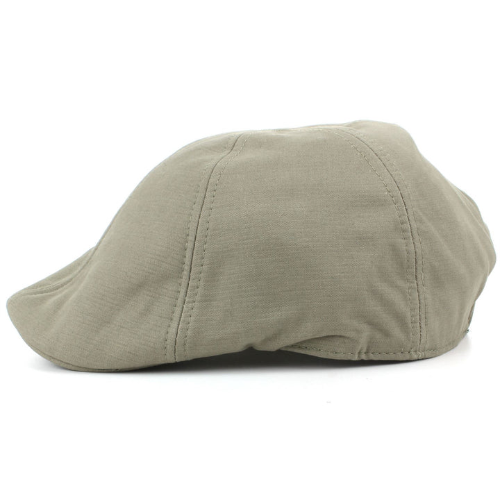 Cotton Duckbill Flat Cap - Beige