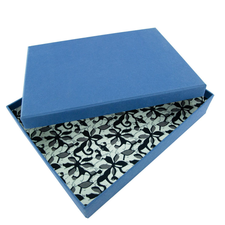 Handmade Luxury A4 Deep Presentation Shirt & Gift Box - Cobalt