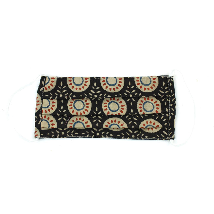 100% Cotton Handmade Pleated Face-Mask
