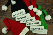 Hand Knitted Wool Christmas Beanie Hat - Elf