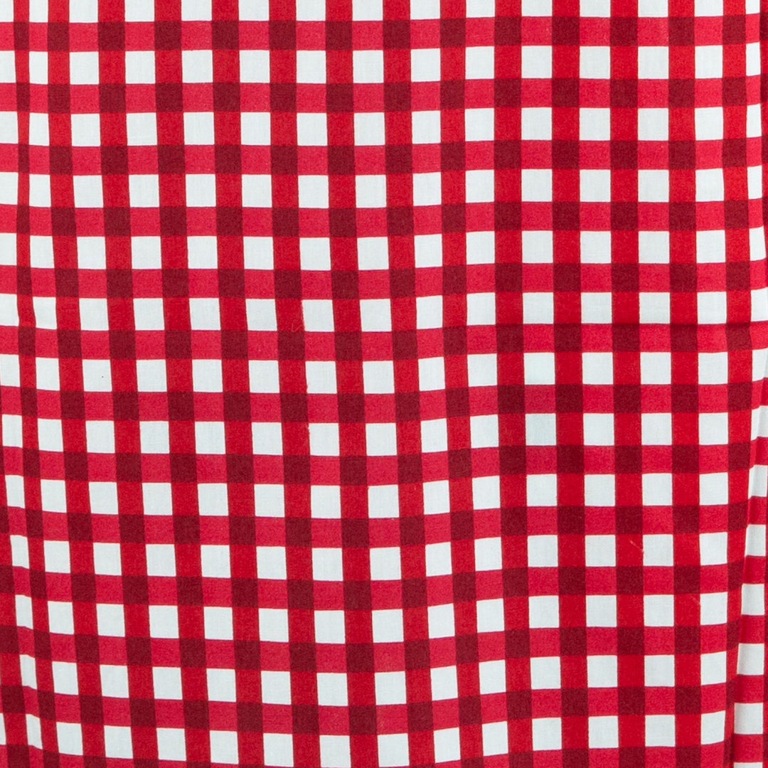 Lolo Short Shift Dress - Red Check