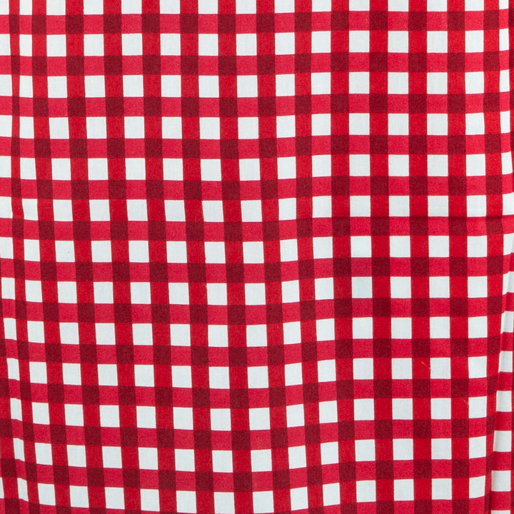 Lolo Short Shift Dress - Red Check