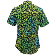 Slim Fit Short Sleeve Shirt - Multicoloured Pinapples