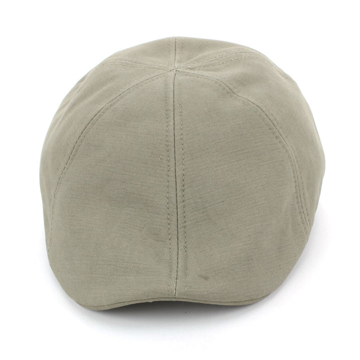 Cotton Duckbill Flat Cap - Beige